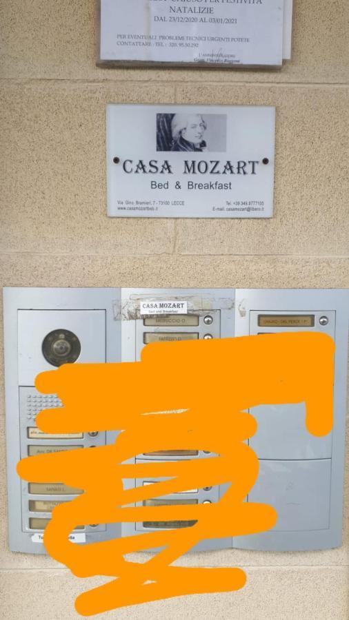 Casa Mozart B&B Лечче Екстер'єр фото